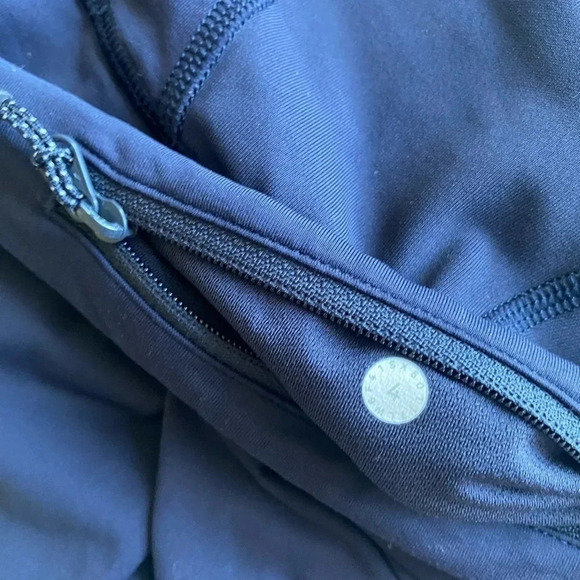 Lululemon Leggings Women’s 4 Pace Rival Crop “22 Midnight Navy - Picture 8 of 12